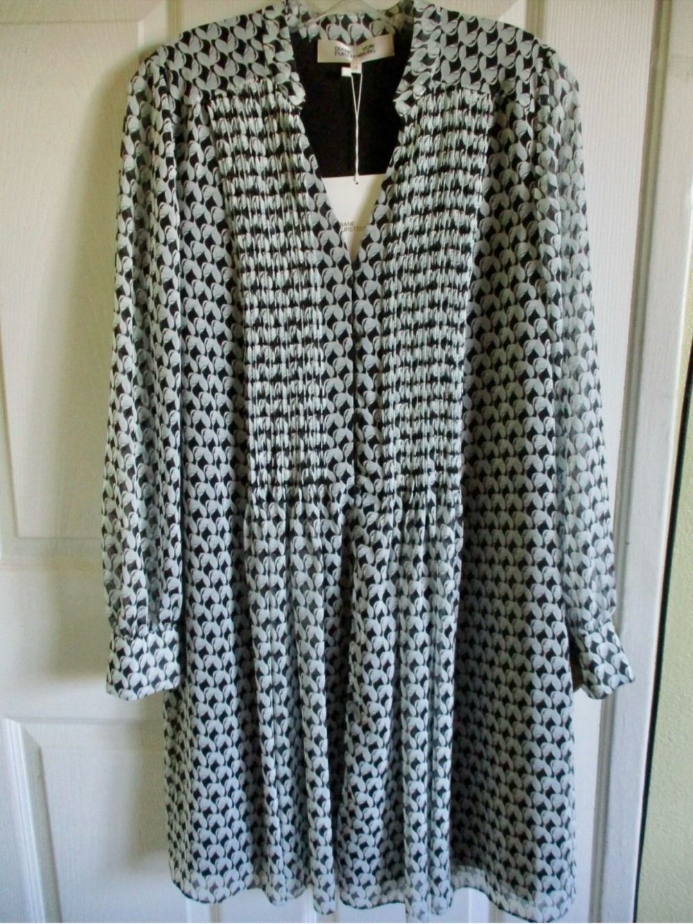 NTW DVF Kourtni Geo Print Dress